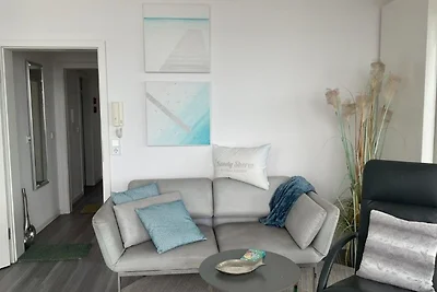 2-Raum FeWo II, 50m², 2.OG, Balkon, Meerblick