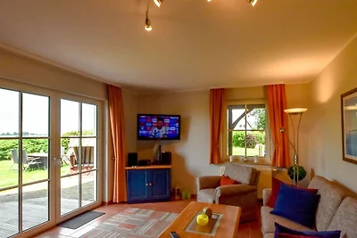 Fewo Boddenblick im EG - mit Blick auf den Br...