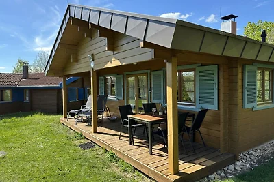 LTD-105 Holzblockhaus für 4 Personen mit...