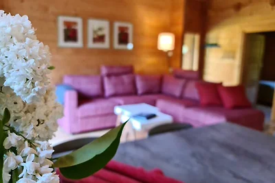 A10: 3-Raum-Holzhaus Bine mit Kamin, Terrasse...