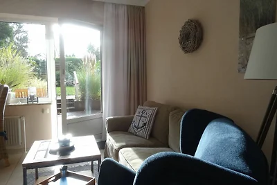 1-Raum FeWo 7, EG, 35m², Terrasse süd/west