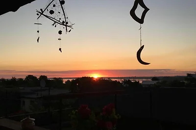Schöne Aussicht am Strand