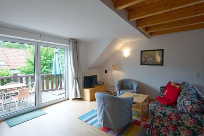 2-Raum-Ferienwohnung, 6 Personen, Balkon, OG...