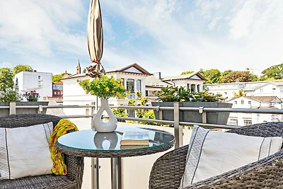 Ferienwohnung 2 mit Meerblick und Südbalkon