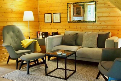 HAS-50 - Holzferienhaus mit überdachter...