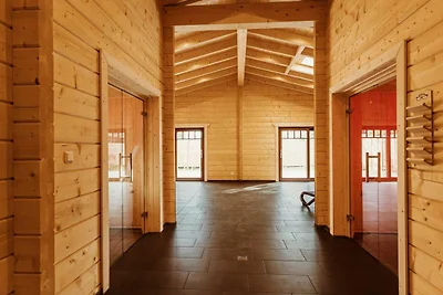 HAS-13 - Helles Holz-Ferienhaus mit Terrasse...