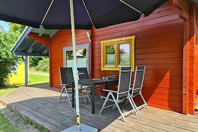 A10: 3-Raum-Holzhaus Bine mit Kamin, Terrasse...