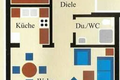 Whg. 11, Schekahn, DG, 2-Zimmer,