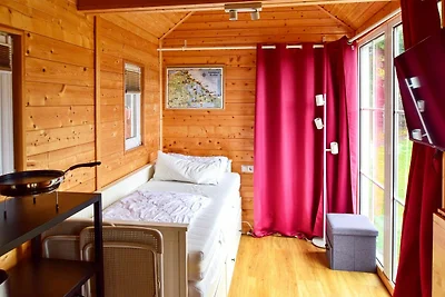 Tiny House Strandwagen mit Terrasse