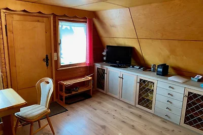 Finnhütte mit Schlafboden