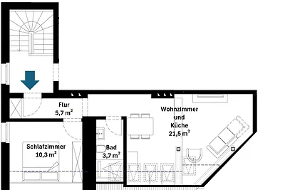 Ferienwohnung Himmelblau