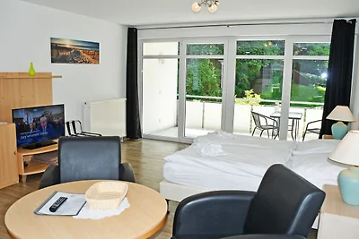 13 schöne 1-Raum-Fewo, Strandlage mit Balkon