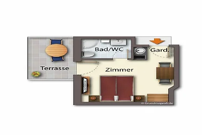 Doppelzimmer mit Frühstück