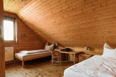 HAS-07 Holzblockhaus, 6 Pers., 65qm