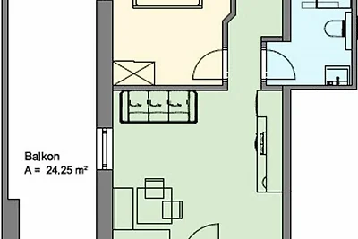 FEWO - Apartment für 2-4 Personen 42m² mit gr...