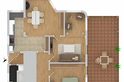 Vakantieappartement Gezinsvakantie Worpswede