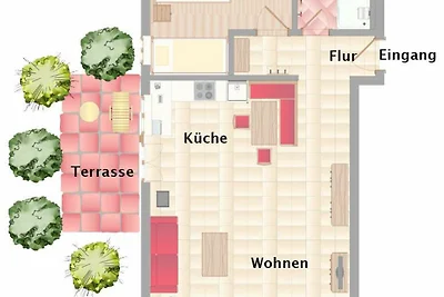 Rote Wohnung