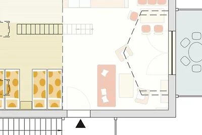 2-Raum-Ferienwohnung, 6 Personen, Balkon, OG...