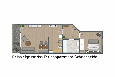 Gemütliche Gartenwohnung mit Terrasse in Miss...