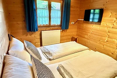 LTD-105 Holzblockhaus für 4 Personen mit...