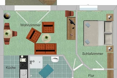 2-Zimmer-Apartment - C16