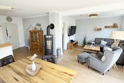 Ferienhaus Uns lütt Hus mit Sauna, Kamin &...