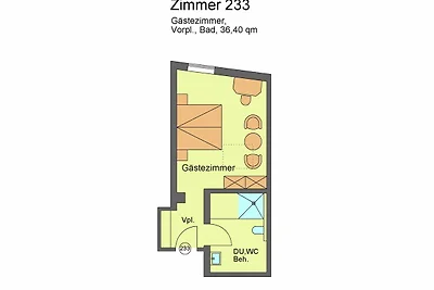 Doppelzimmer Nr. 233