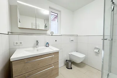 Doppelhaushälfte Nr. 1 mit Terrasse & Sauna