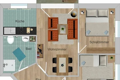 3-Zimmer-Apartment - C21