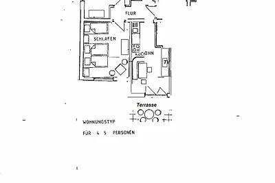 Apartment für 4-5 Personen