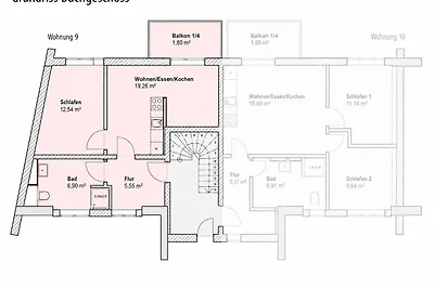 Ferienwohnung 09 1.OG Haus 2