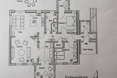 Haus unter den Eichen, Fewo 5 Personen