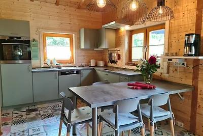 A10: 3-Raum-Holzhaus Bine mit Kamin, Terrasse...