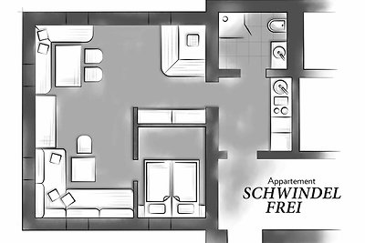 Appartement Schwindelfrei