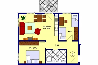 Vakantieappartement Gezinsvakantie Ahlbeck