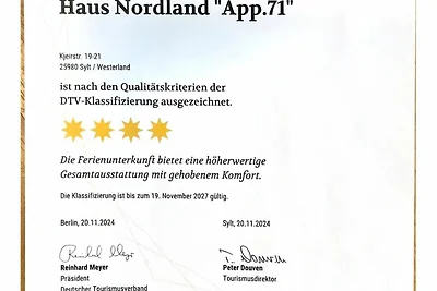 71 App., 3.OG, 2 Zi., Haus Nordland...