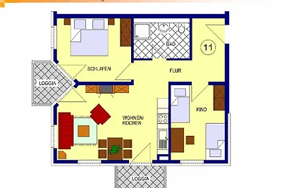 Appartamento Vacanza con famiglia Ahlbeck