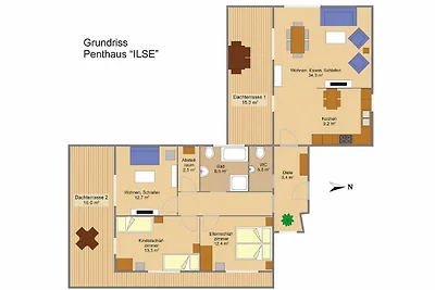 Ferienwohnung Penthaus
