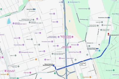 1 km zur Messe Hannover Schönes Apartment...