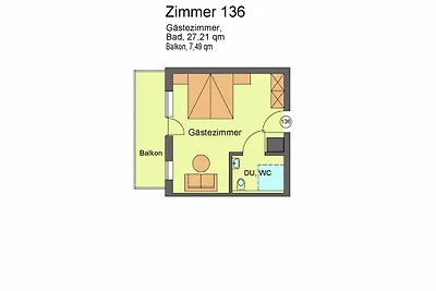 Doppelzimmer West Nr. 136