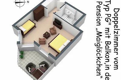 2) Familienzimmer PG 0517