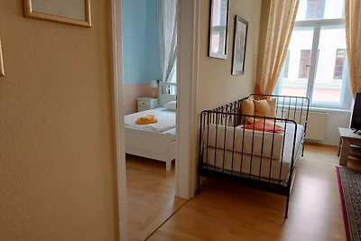 Barockhaus Fewo 1. Etage mit frz. Bett