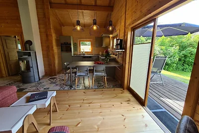 A10: 3-Raum-Holzhaus Bine mit Kamin, Terrasse...