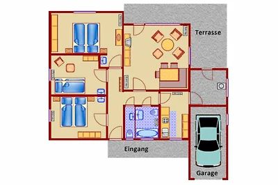 Gut ausgestattetes Ferienhaus für Familien (H...