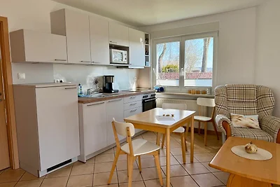 2-Raumferienwohnung m. Terrasse Koje für Vier