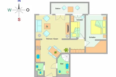 Appartamento Vacanza con famiglia Kühlungsborn