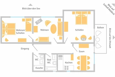 Ferienwohnung 4 - Waldvögelein