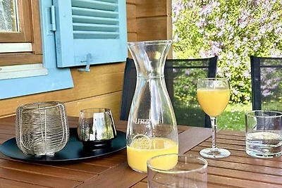 LTD-105 Holzblockhaus für 4 Personen mit...