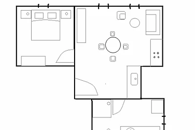 Turmwohnung - Zwei-Raum-Fewo (2 Personen+2...