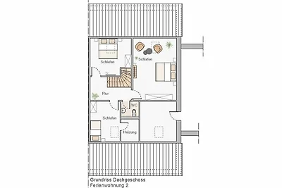 Ferienwohnung 2 - Stapeler Moor -